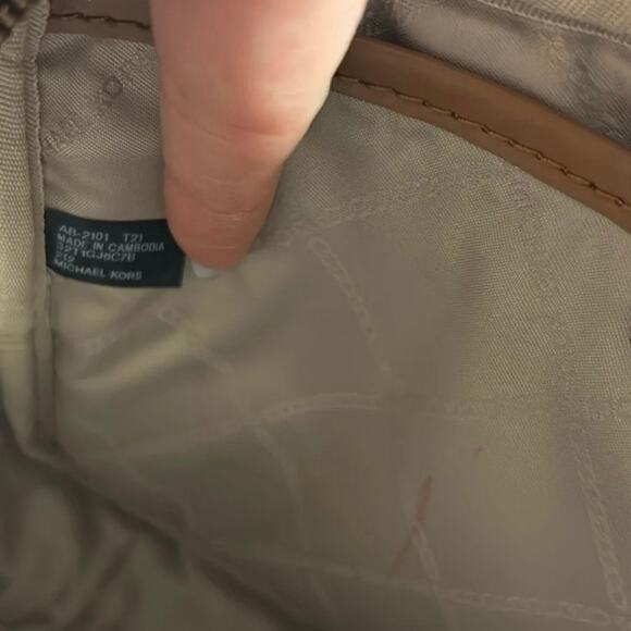 Michael Kors Jet Set Large Crossbody Zip Bag Multi-Color Zebra Print - Picture 12 of 16